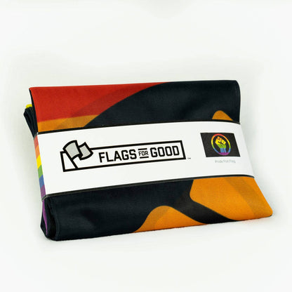 Black Lives Matter Pride Fist Flag