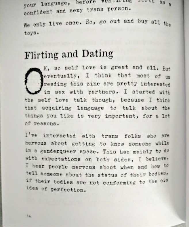 Sex Without Roles: A Guide to Transcend Gender (Zine)