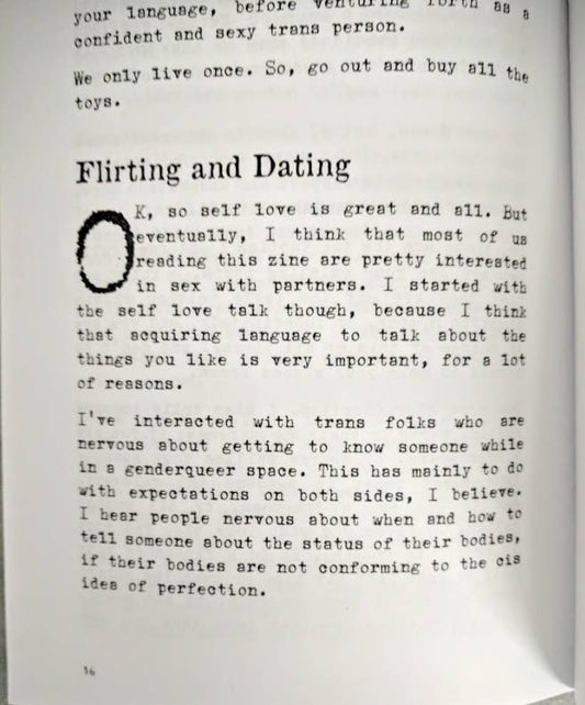 Sex Without Roles: A Guide to Transcend Gender (Zine)
