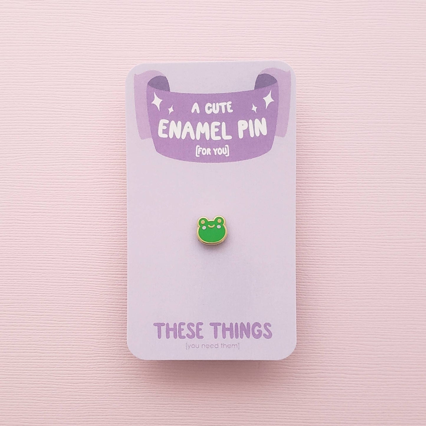 Froggy enamel mini pin