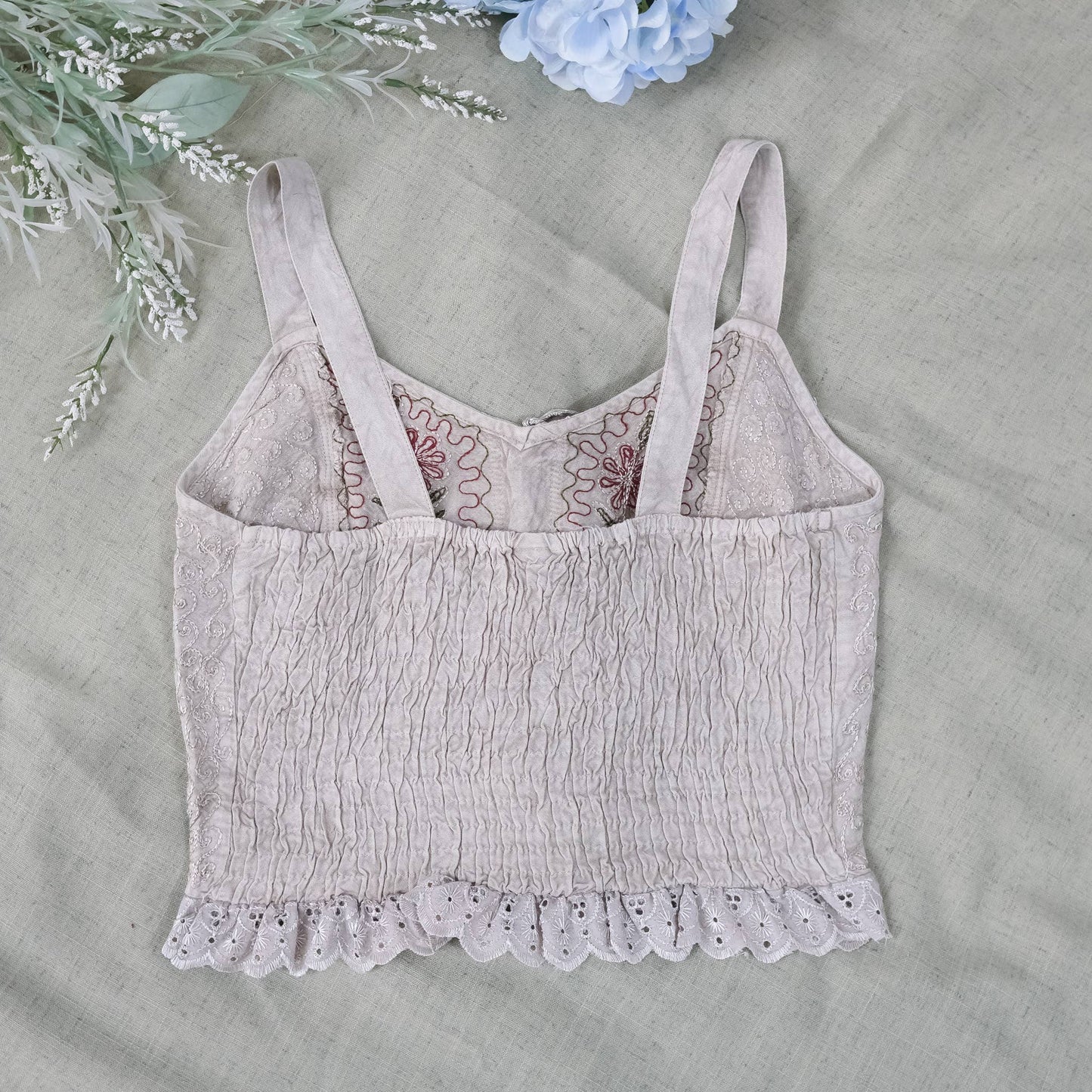Embroidered Lace Top