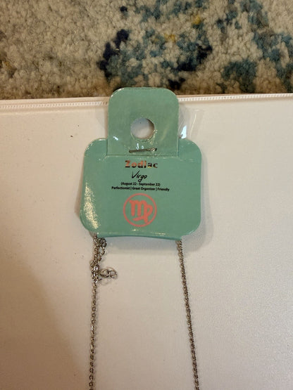 Y2K Vintage Deadstock Zodiac Necklace Virgo