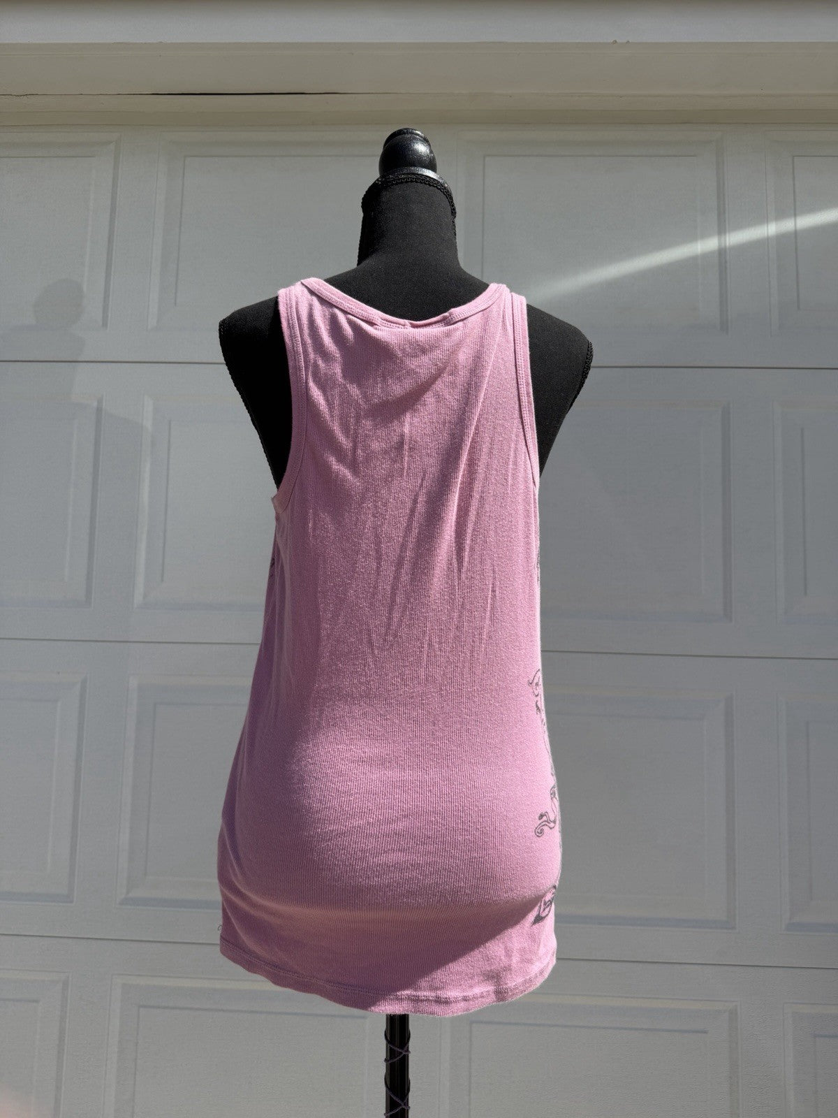 VTG Y2K Harley Davidson Embroidered Pink Tank Women’s Size XL