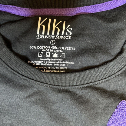 Kiki'S Delivery Service Jiji T-Shirt Studio Ghibli Anime T-shirt Large 