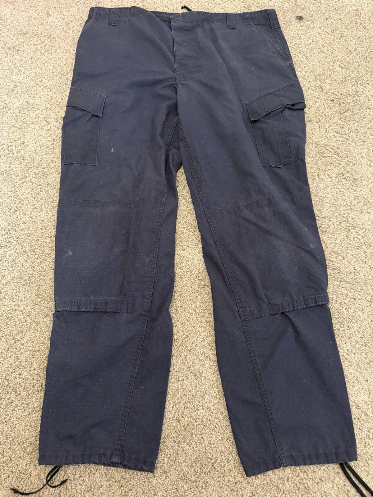 AS IS Tru Spec Men’s Cargo Uniform Pants Blue 33 Inch Waist