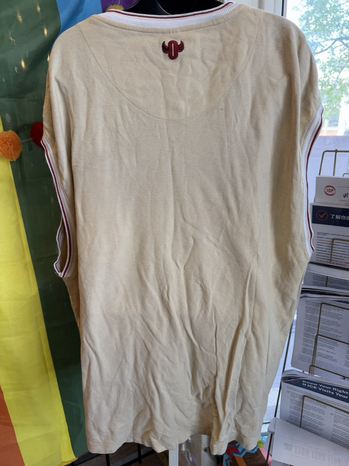 AS IS Vintage OutKast Brand Tank With Embroidered Patch Decal