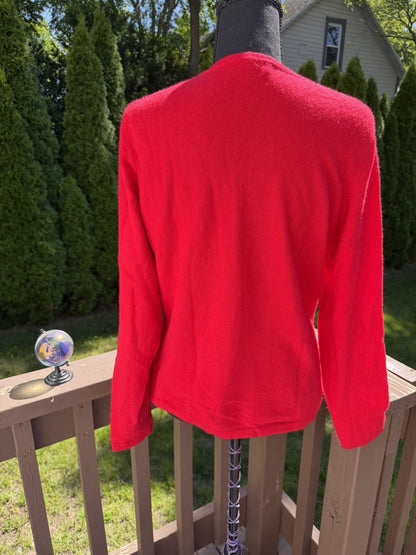 Lands' End Women's 100% Cashmere Crewneck Sweater Size M
