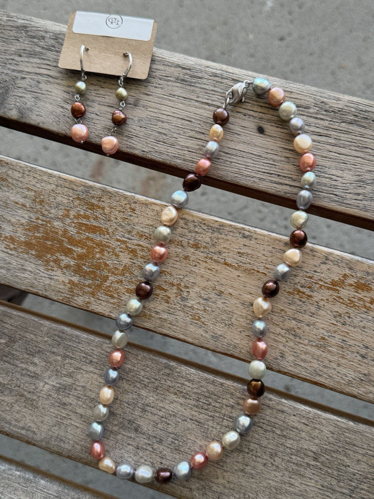 Honora Pearl Earrings And Necklace Matching Set