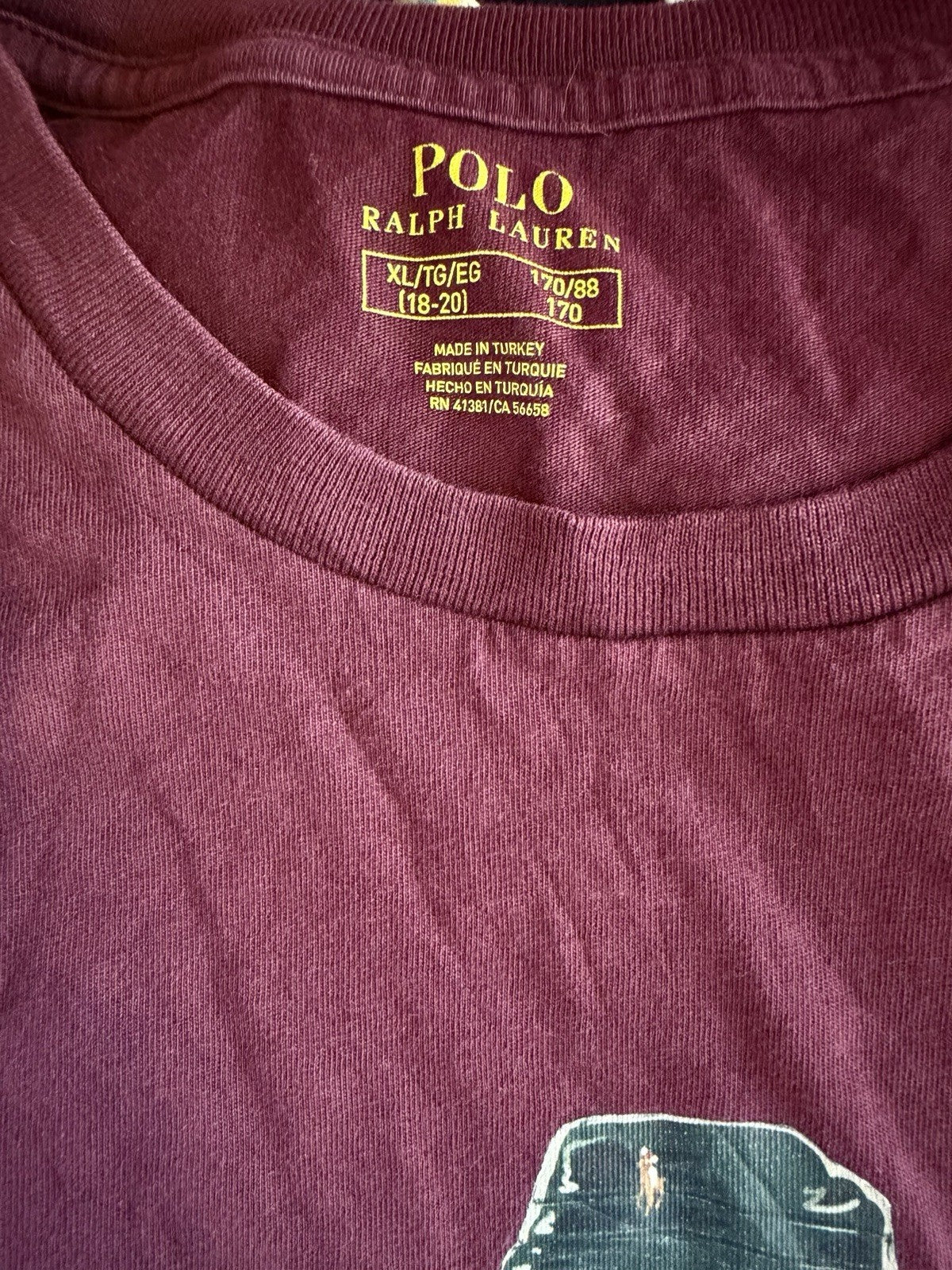 AS IS Vintage Polo Sport Bear T-shirt 90s Y2K Trench Coat Beanie Mens XL