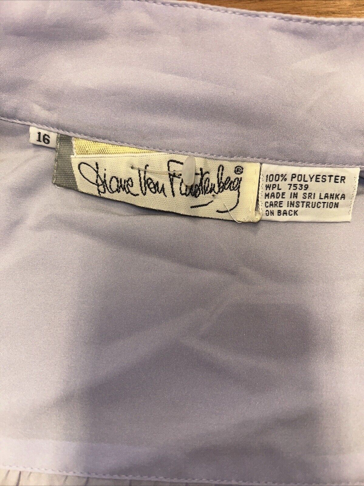 Diane VonFurstenburg Polyester Blend Top Size 16