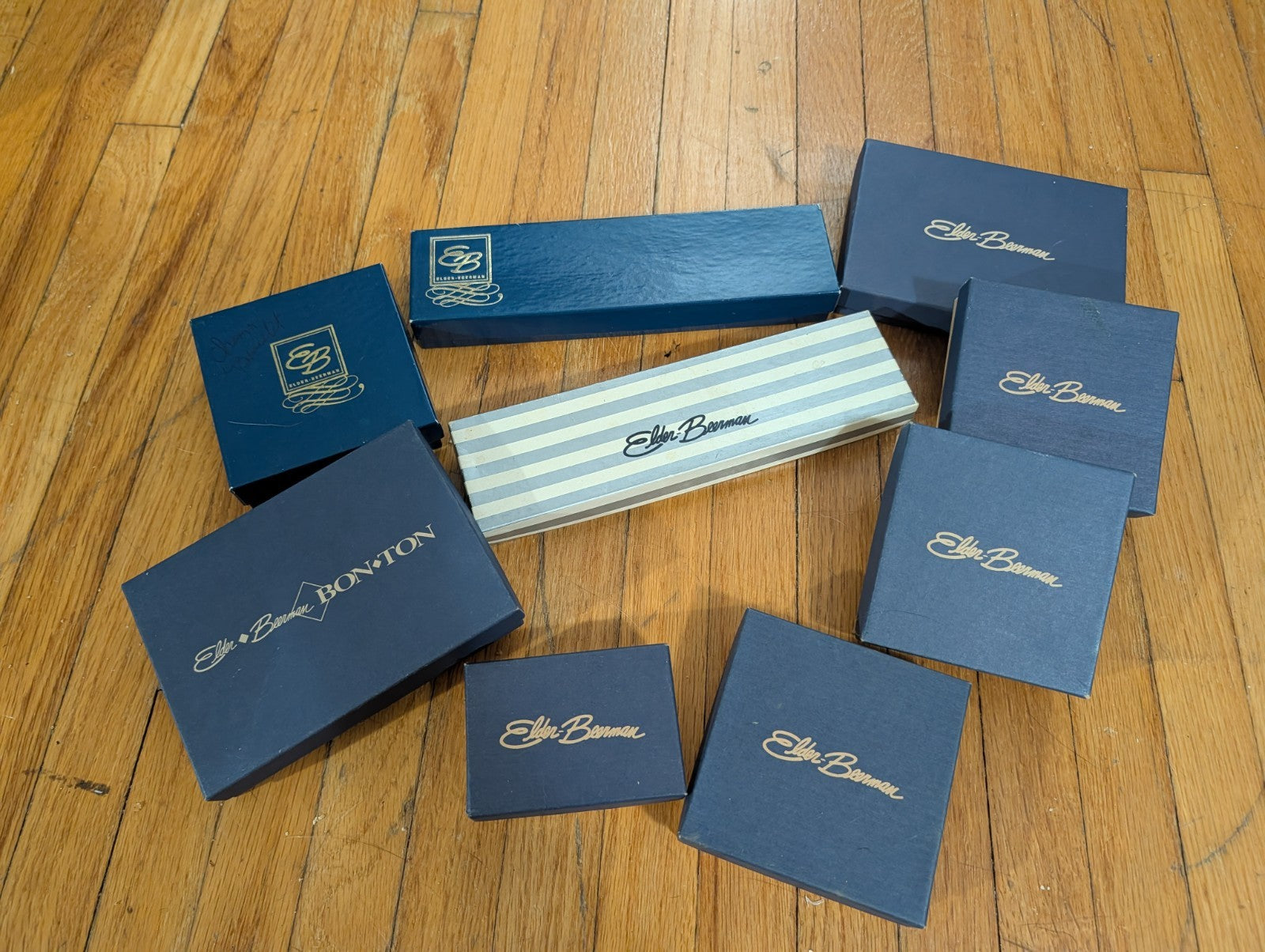 Vintage  Lot Of  Elder - Beerman And The Bon Ton Department Store Jewelry Boxes 