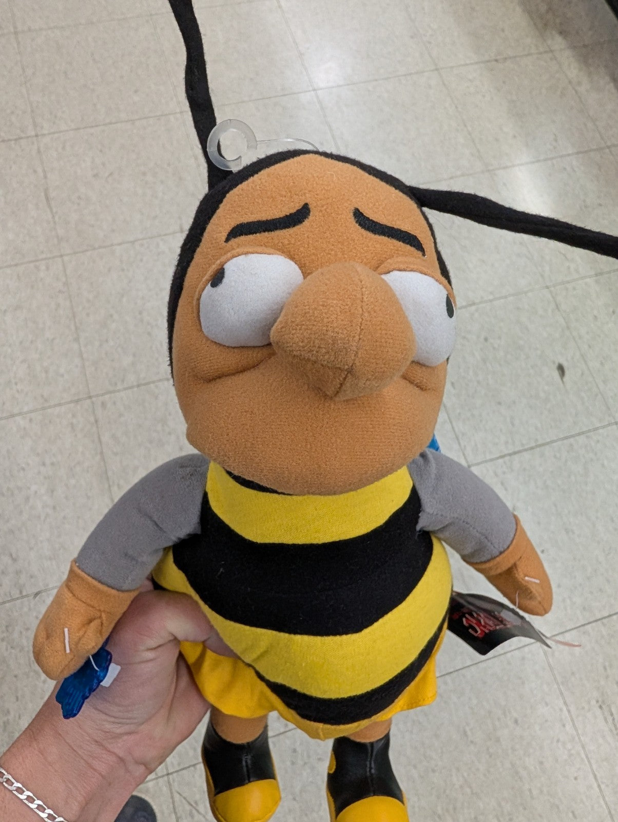 14 Inch Plush Bumblebee Man Doll Toy With Tags Applause 2004 The Simpsons