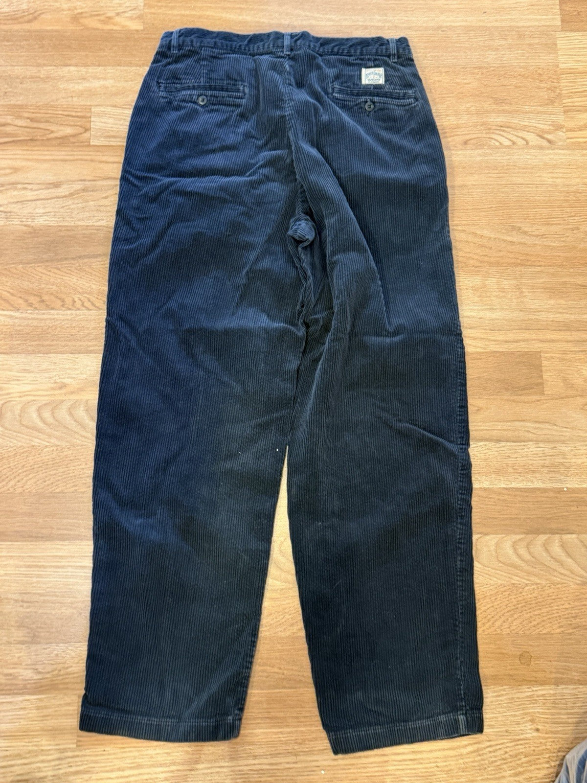 Vtg Polo Ralph Lauren men sz 31x30 classic fit Navy Blue corduroy pants