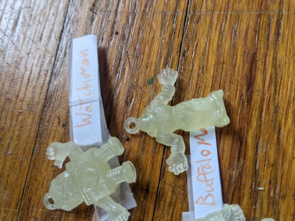 Vintage M.U.S.C.L.E. Men Figures Muscle men  glow in dark Mini Charms Rare KO