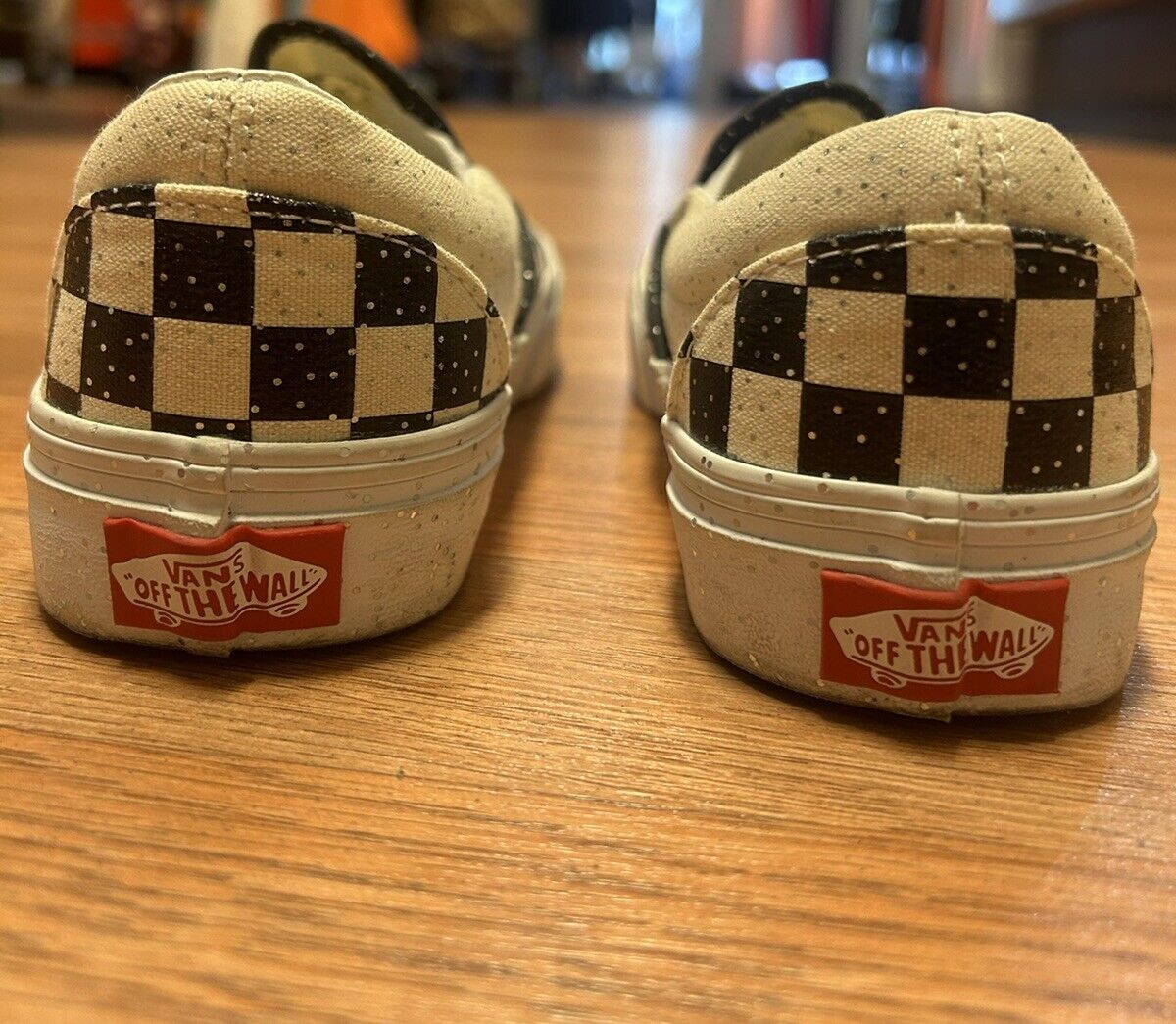 Vans Classic Slip On UnisexColor Black & white Checker Mens 3.5 Womens 5 