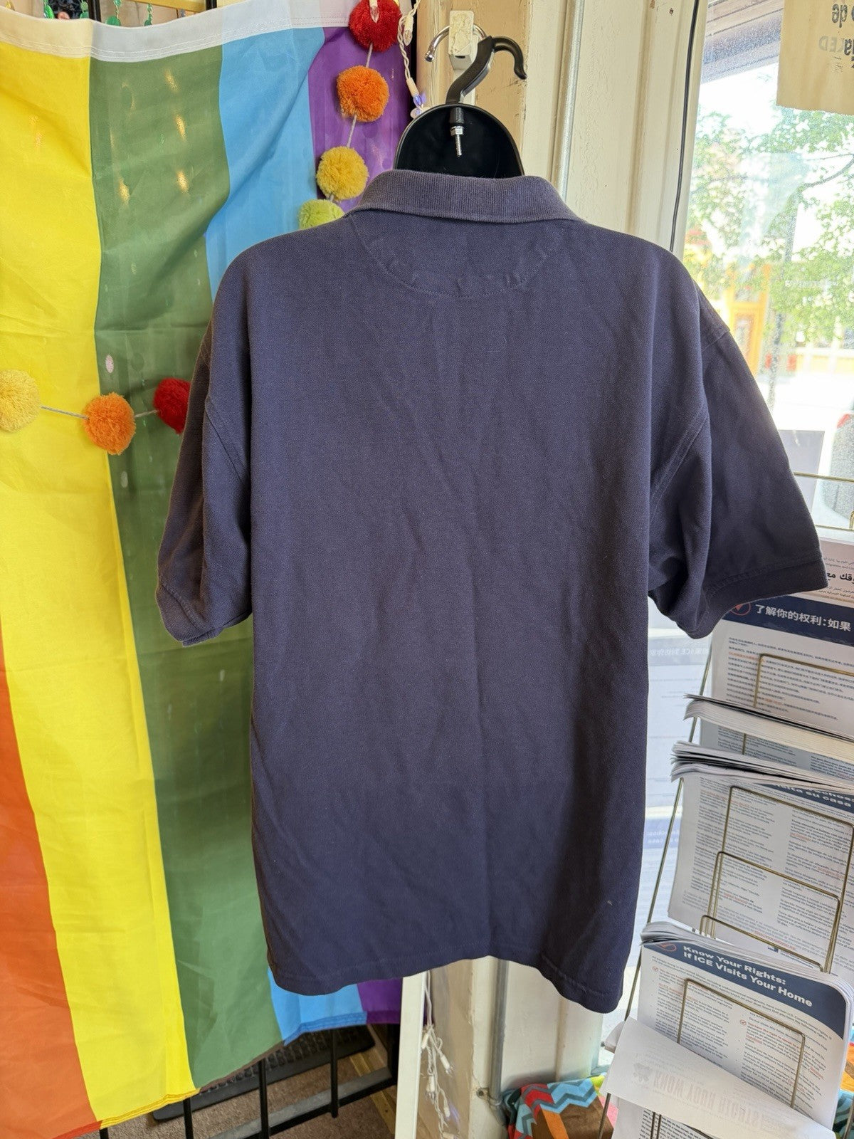Kangol Navy Blue Men's Polo Shirt Size Medium