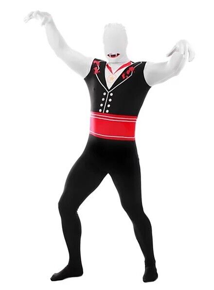 Adult Vampire Morphsuit Medium Mens Womens Skinsuit Zentai Suit Costume Screen
