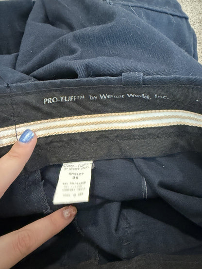 AS IS Werner Works Men’s Navy Pants Size 34x32