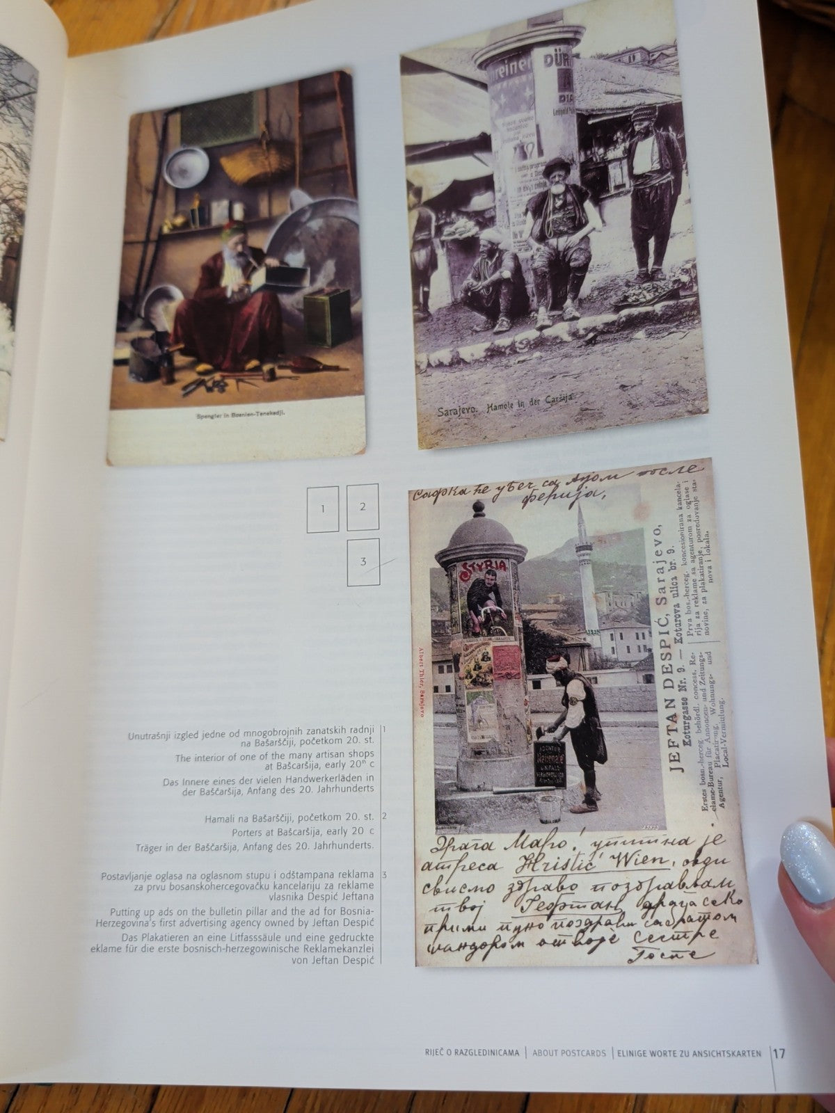 Hardcover Pozdrav iz Sarajeva Greetings from Sarajevo Magbul skoro