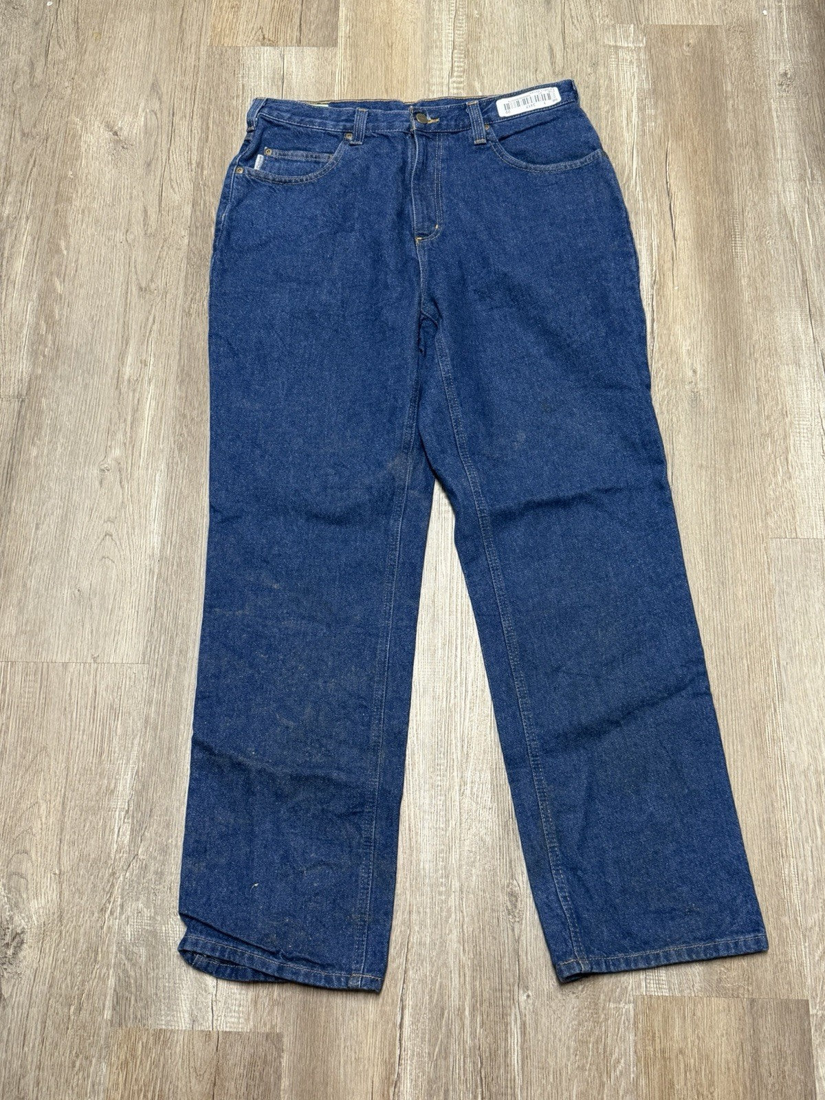AS IS Carhartt men’s blue jeans size 34 x 32 traditional fit