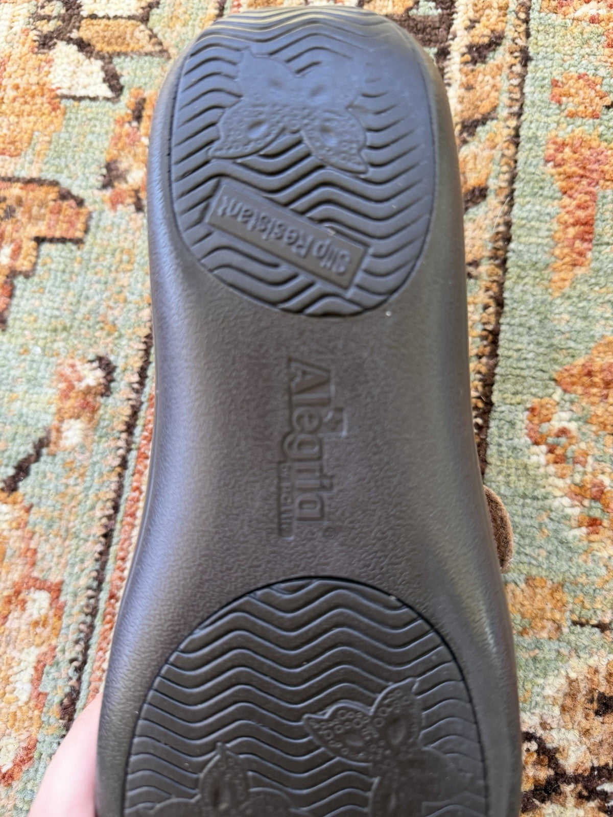 Brown Alegria Clogs Size 38
