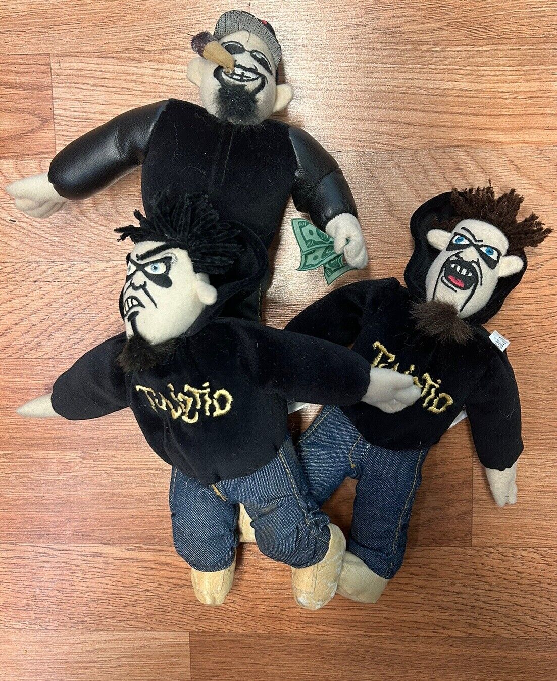 3 INSANE CLOWN POSTER 24 X 36 ICP INSANE CLOWN POSSE 3 TWIZTID DOLLS LOT As Is 