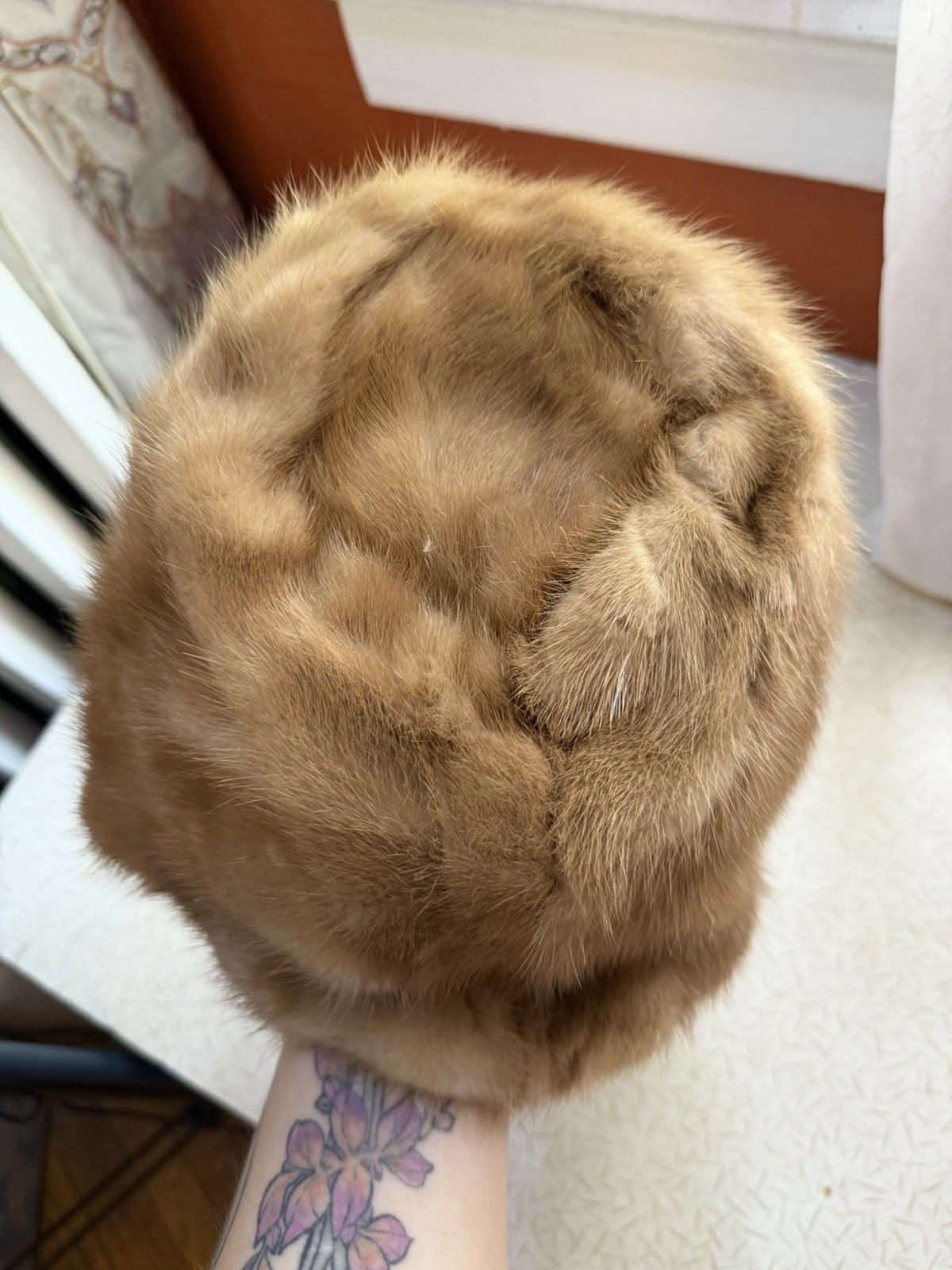 Cherry & Webb Vintage 1950/1960s Bucket Hat Mink Fur