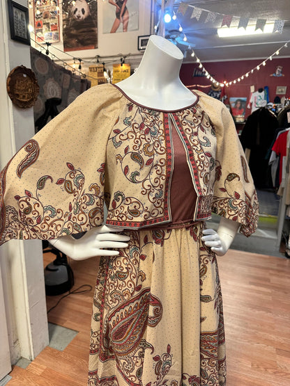 1970's Dalani II Bandana Inspired Dress