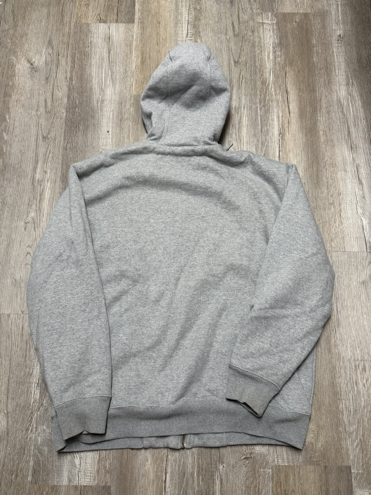 Carhartt Gray Quilted Lined Zip Heavy Hoodie Sweatshirt Men's Size Large 100631