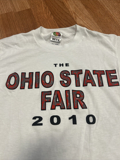 Deadstock The Ohio State Fair 2010 Short Sleeve Shirt  Adult XS Nos Vtg