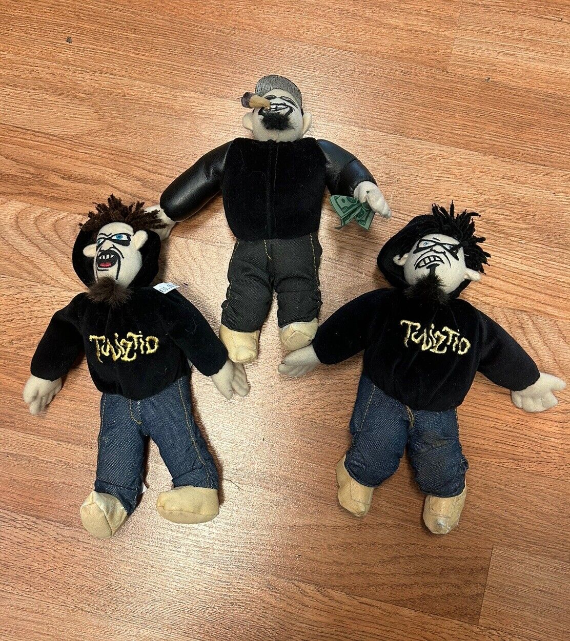 3 INSANE CLOWN POSTER 24 X 36 ICP INSANE CLOWN POSSE 3 TWIZTID DOLLS LOT As Is 