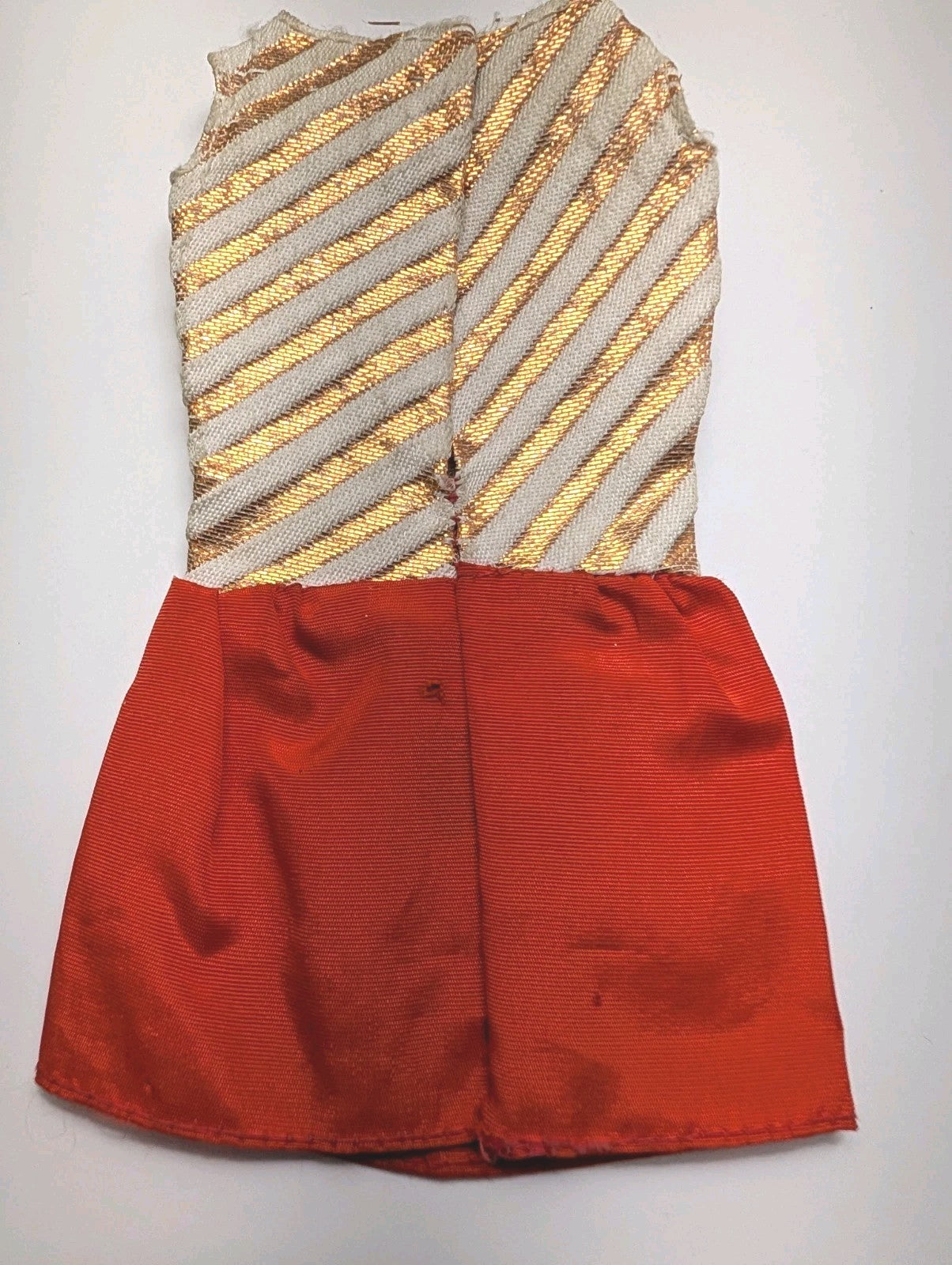 Vtg 1968 VHTF Barbie Pak Holiday Dance Top Variation & Red Skirt TLC AS IS 