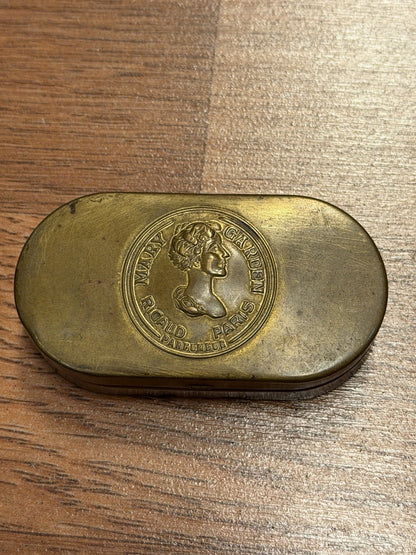 Mary Garden Rigaud Paris Parfumeur Vintage Tin