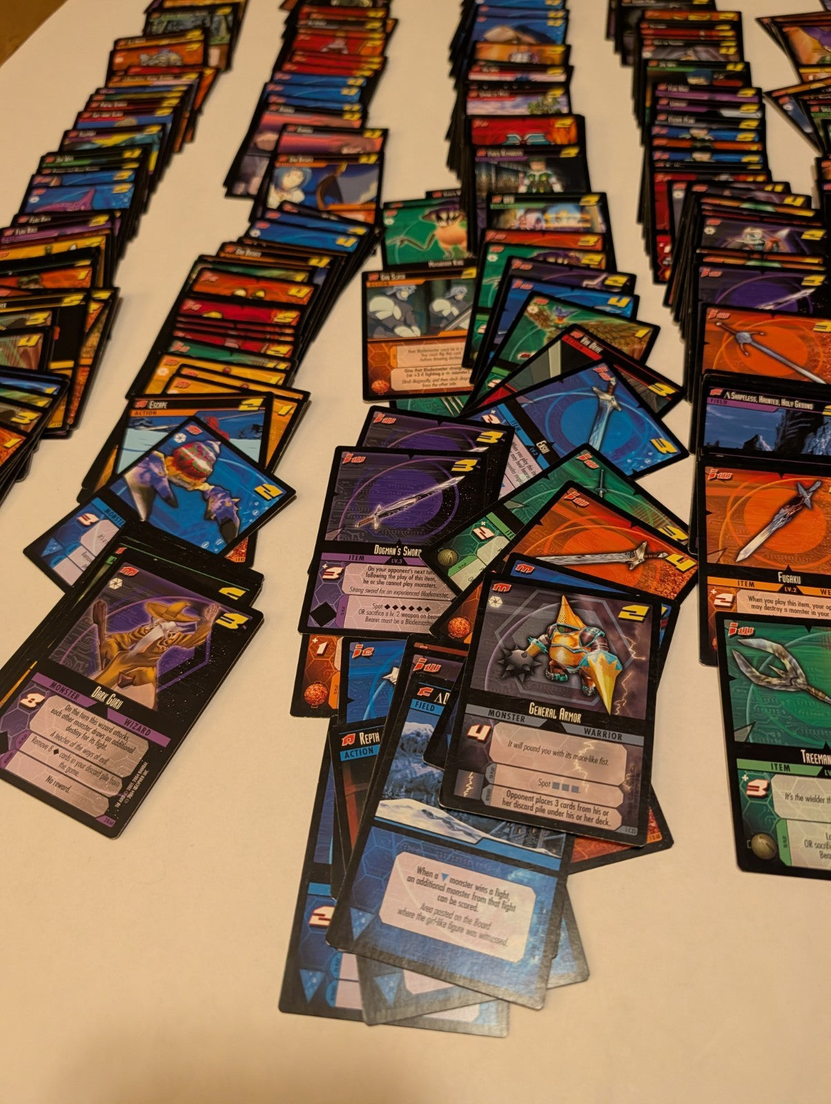 Dot Hack Enemy TCG Card Game LOT Of 260 + Cards (No Holo Foils) (Lot #2) 