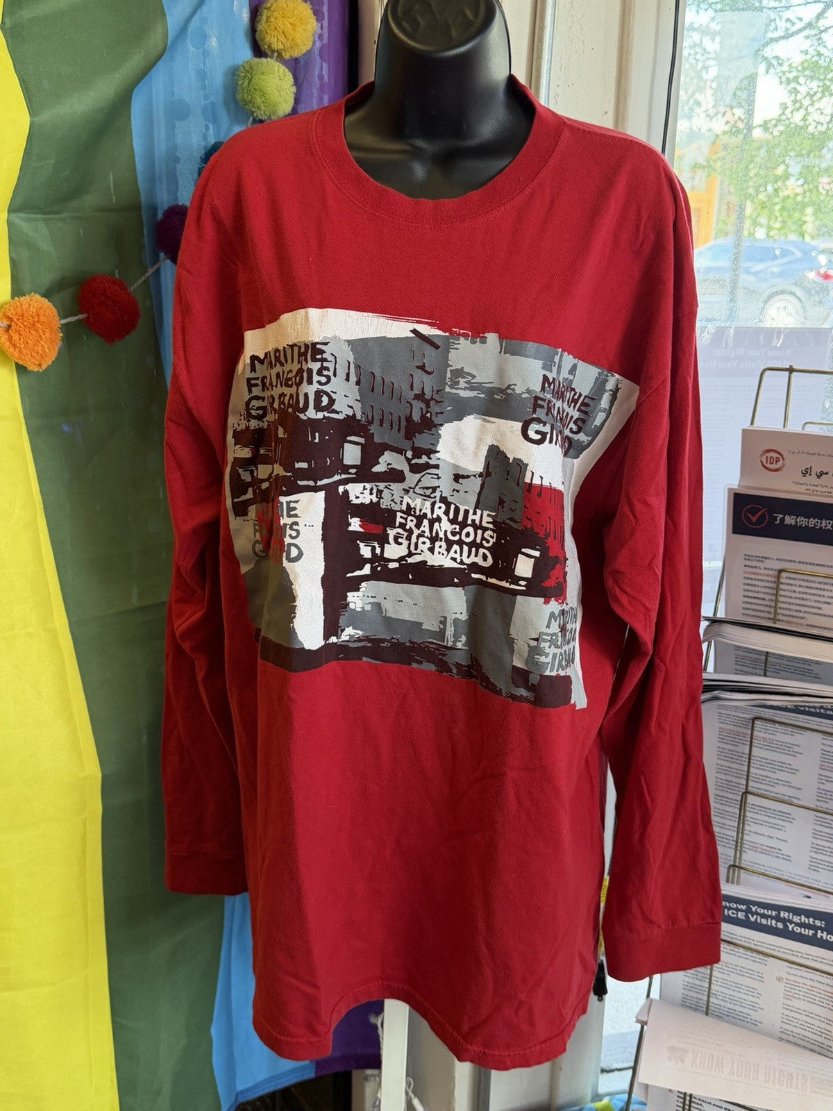 Marithé + François Girbaud Train Yard L/S T Shirt (Size XL, Fits Bigger)