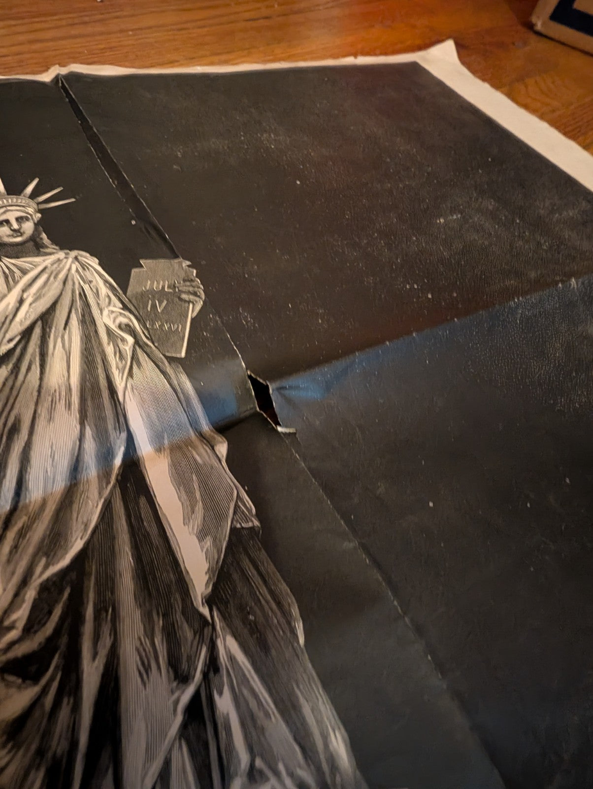 Vintage 1886 Frank Leslie's Illustrated Newspaper Statue Of Liberty Print Poster