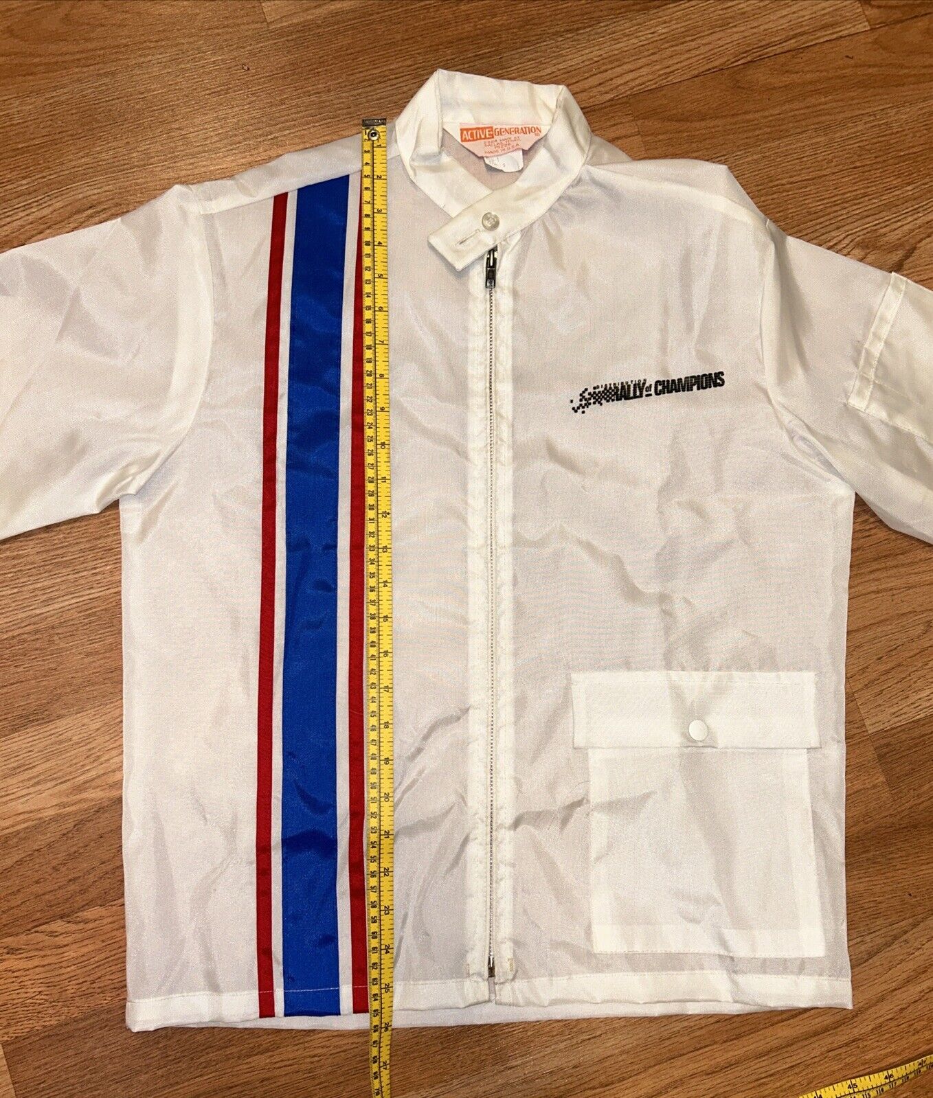Vintage Racing Race Men’s Jacket Rally Of Champions Size Med To Large