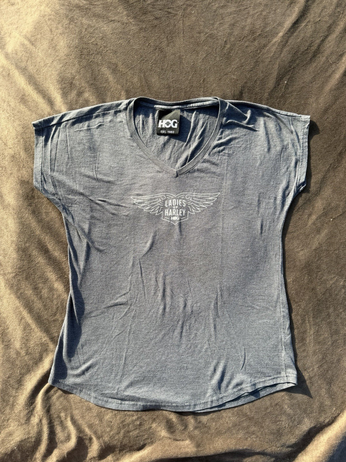 Ladies Of Harley Davidson Tee Size Large