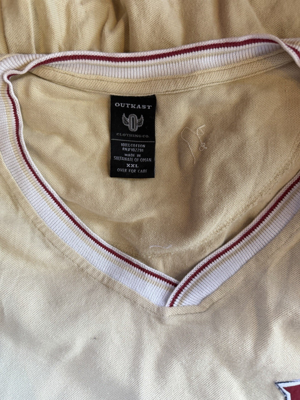 AS IS Vintage OutKast Brand Tank With Embroidered Patch Decal