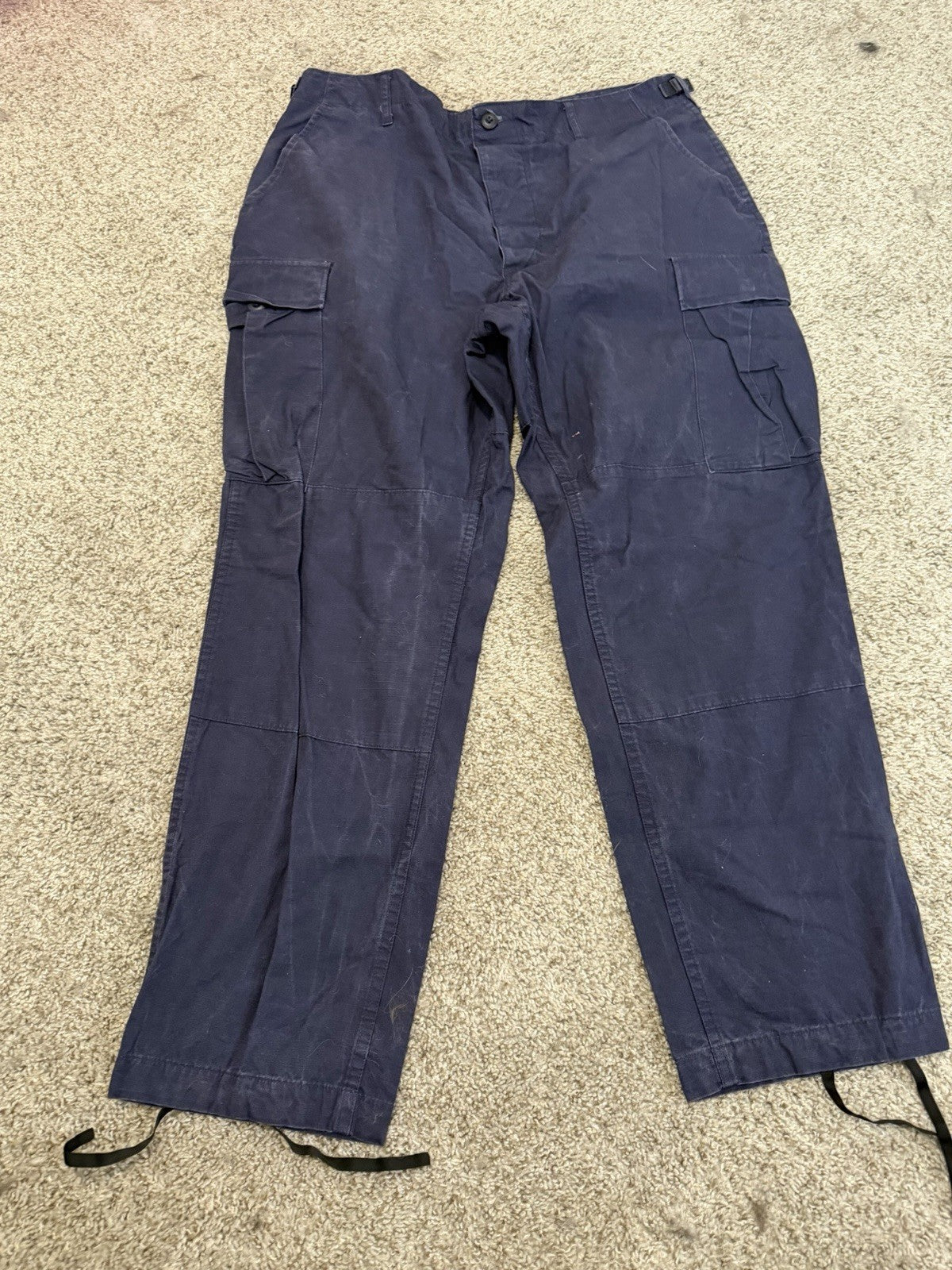 No Tag Men’s Cargo Pants 36/40 Cotton Straight Leg Regular Fit Pockets