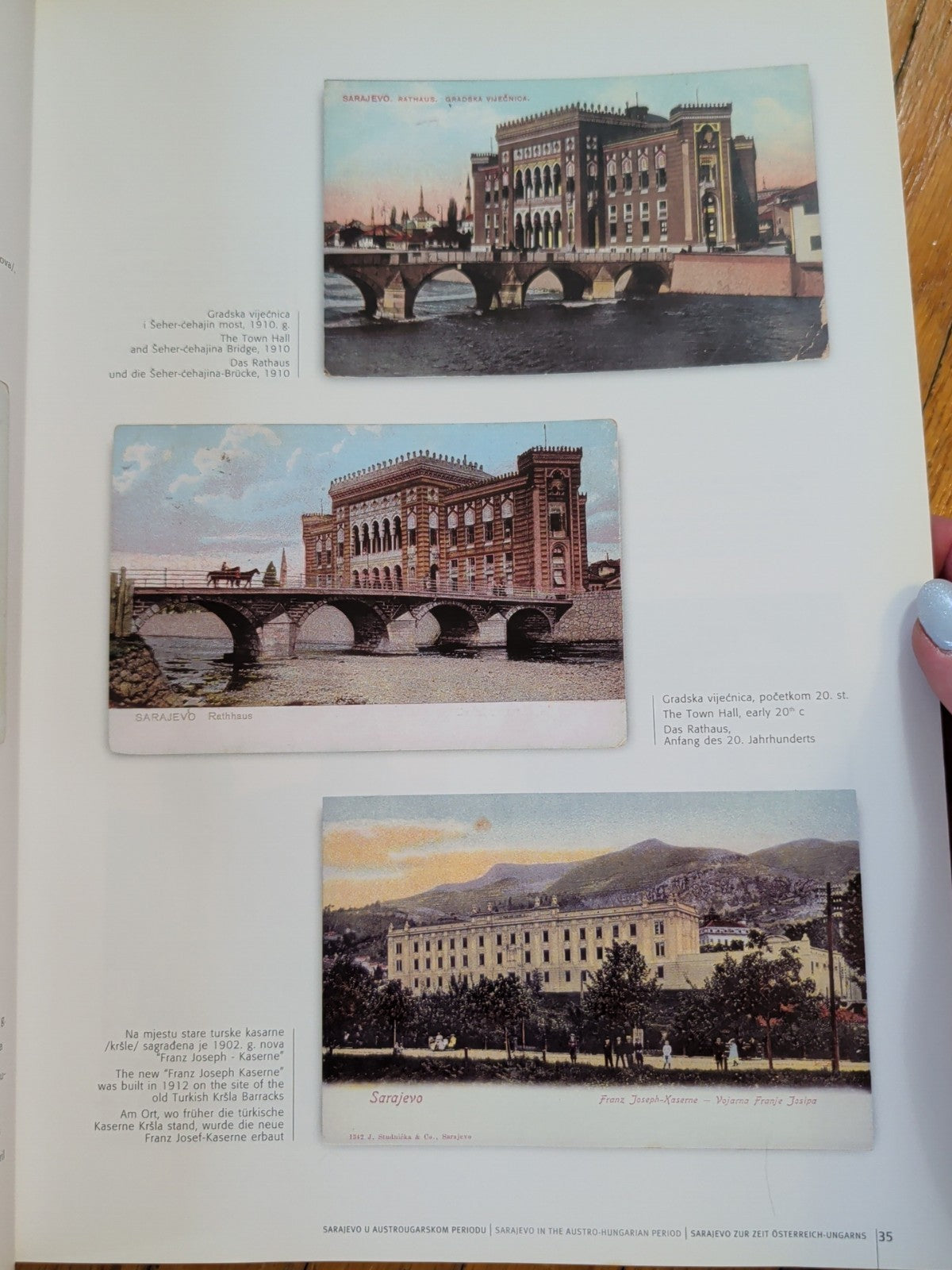 Hardcover Pozdrav iz Sarajeva Greetings from Sarajevo Magbul skoro