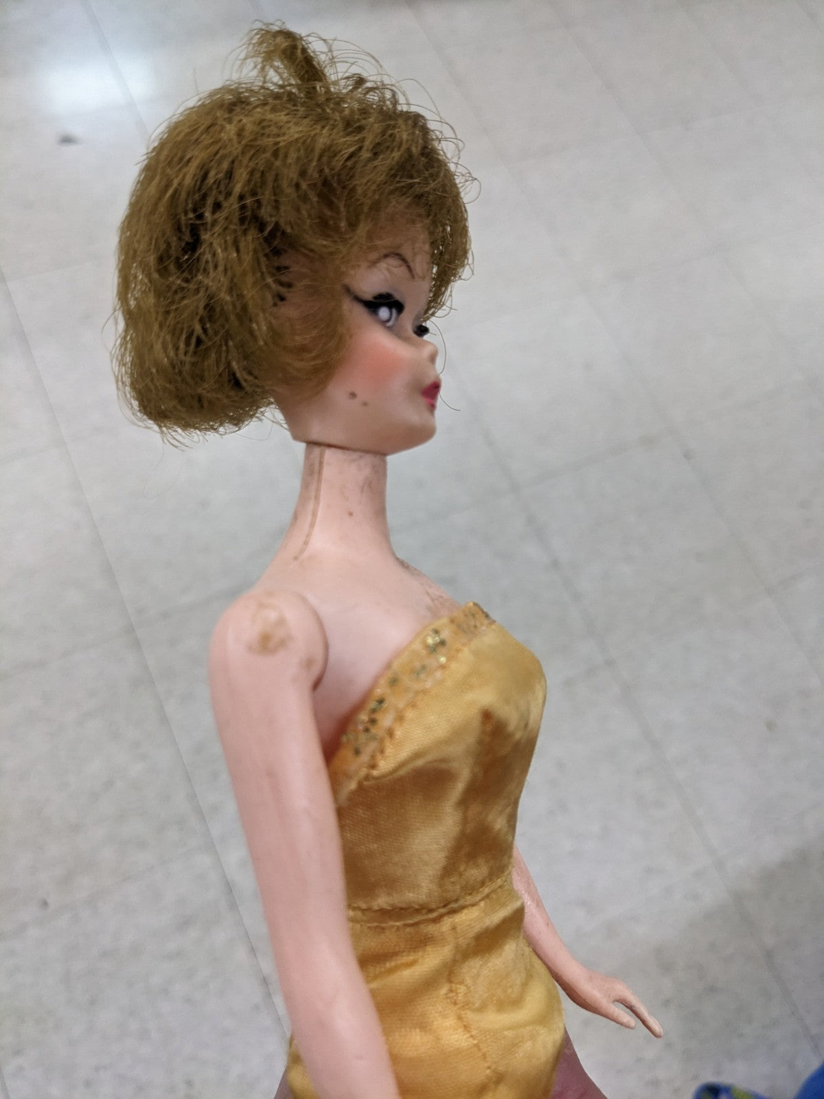 Vintage Uneeda Wendy Blonde Bubble Cut Barbie Bild Lilli Style Clone Doll