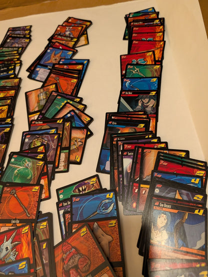 Dot Hack Enemy TCG Card Game LOT Of 260 + Cards (No Holo Foils)
