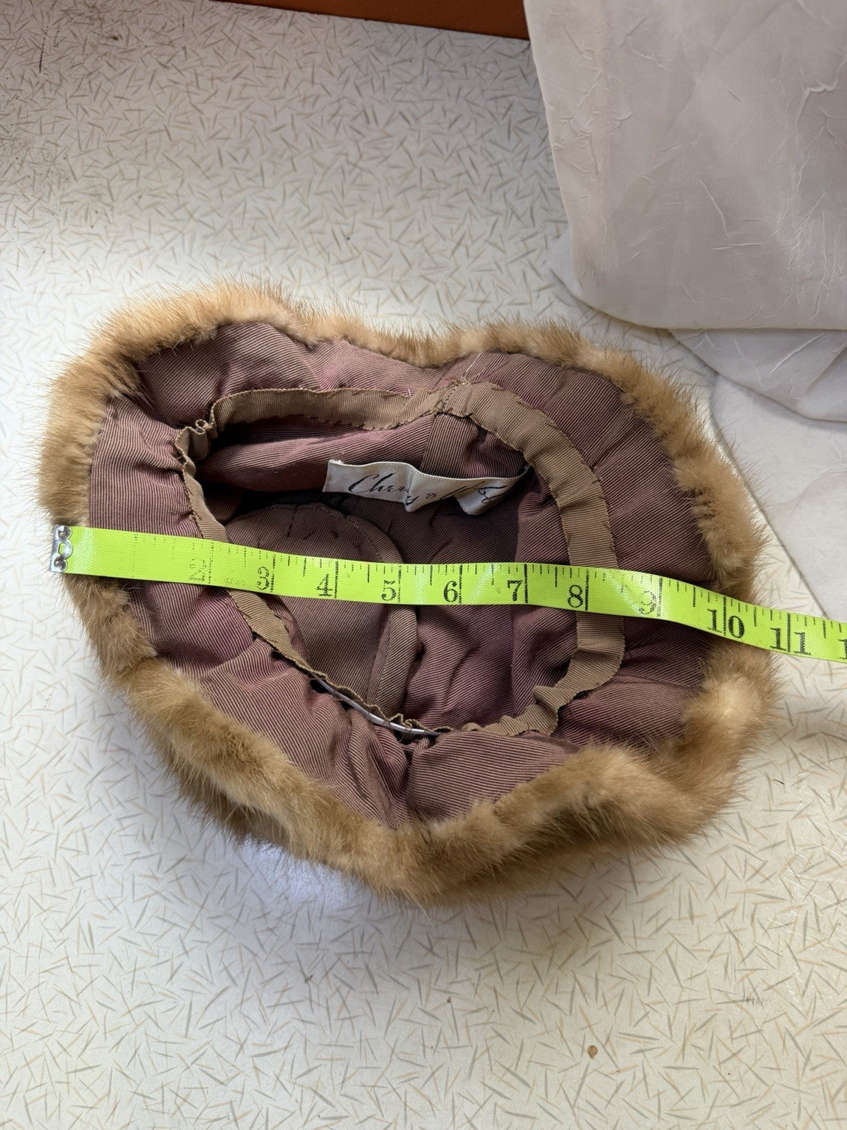 Cherry & Webb Vintage 1950/1960s Bucket Hat Mink Fur