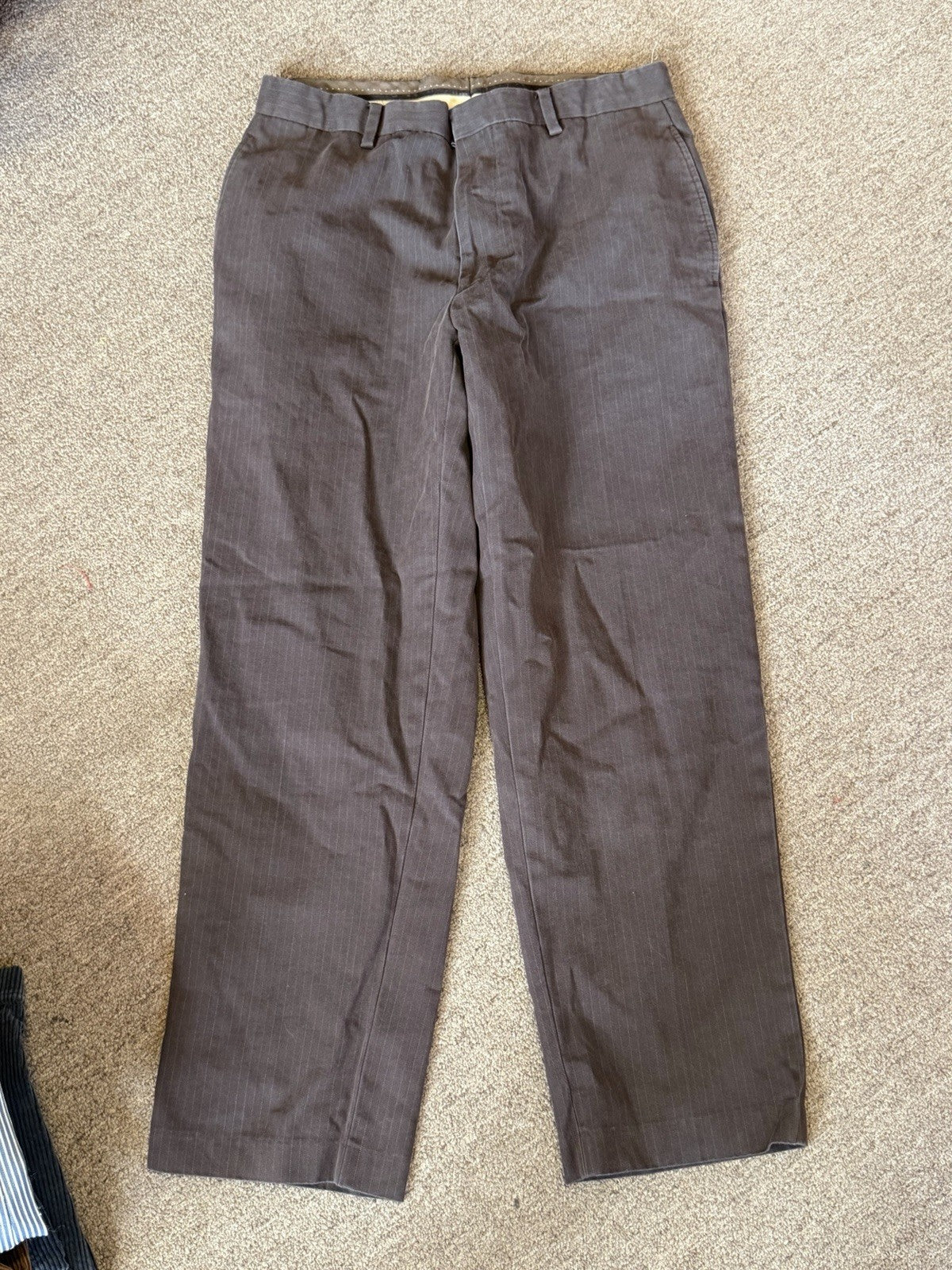 Murano Men's Dress Pants Ultimate Modern Comfort Straight Brown Size 32 x 30