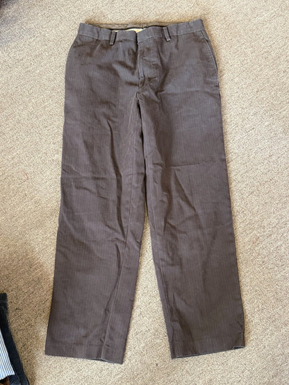 Murano Men's Dress Pants Ultimate Modern Comfort Straight Brown Size 32 x 30