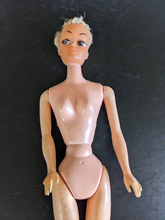 Vintage 1960s Hong Kong Lilli Doll Bild Lilli Barbie Clone 11.5" As Is Rooted 