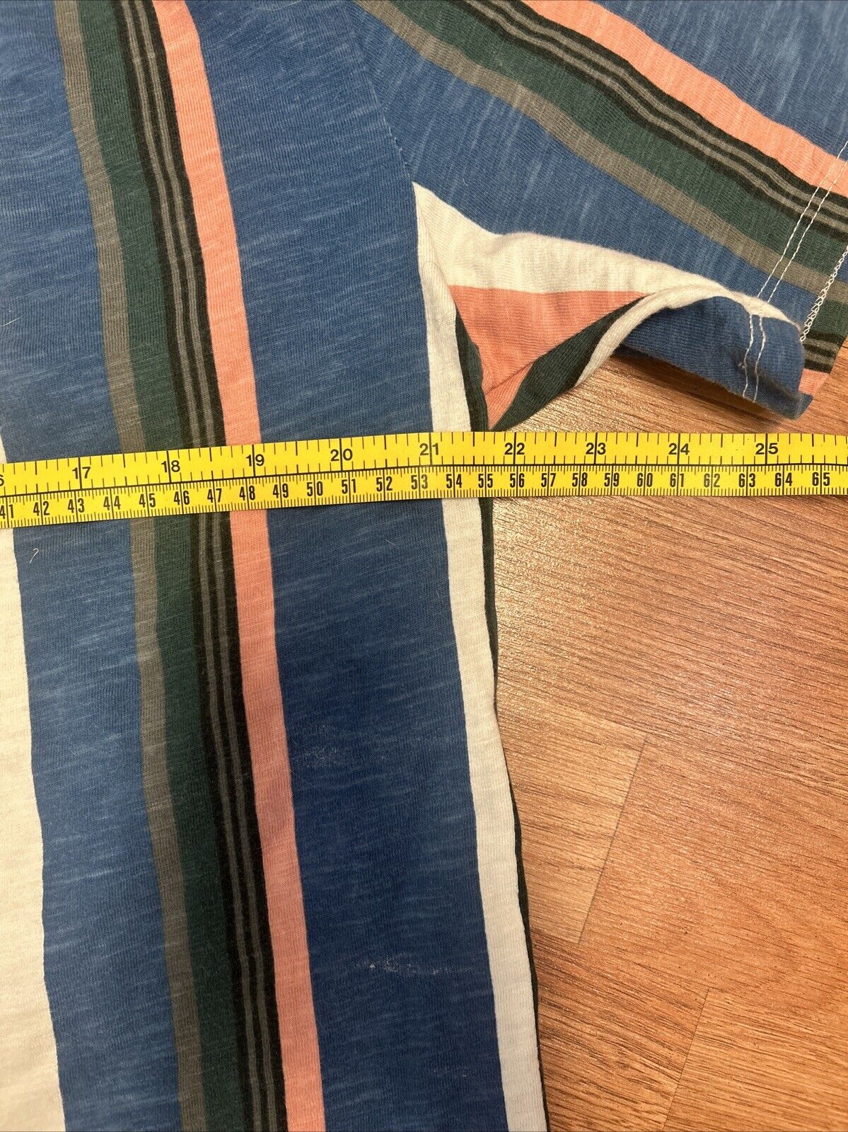 90’s Guess Jeans USA Multicolored Vertical Striped Tee Medium Vtg