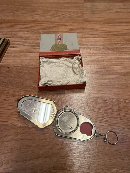 Vintage Elgin Illinois American Compact Makeup Piece
