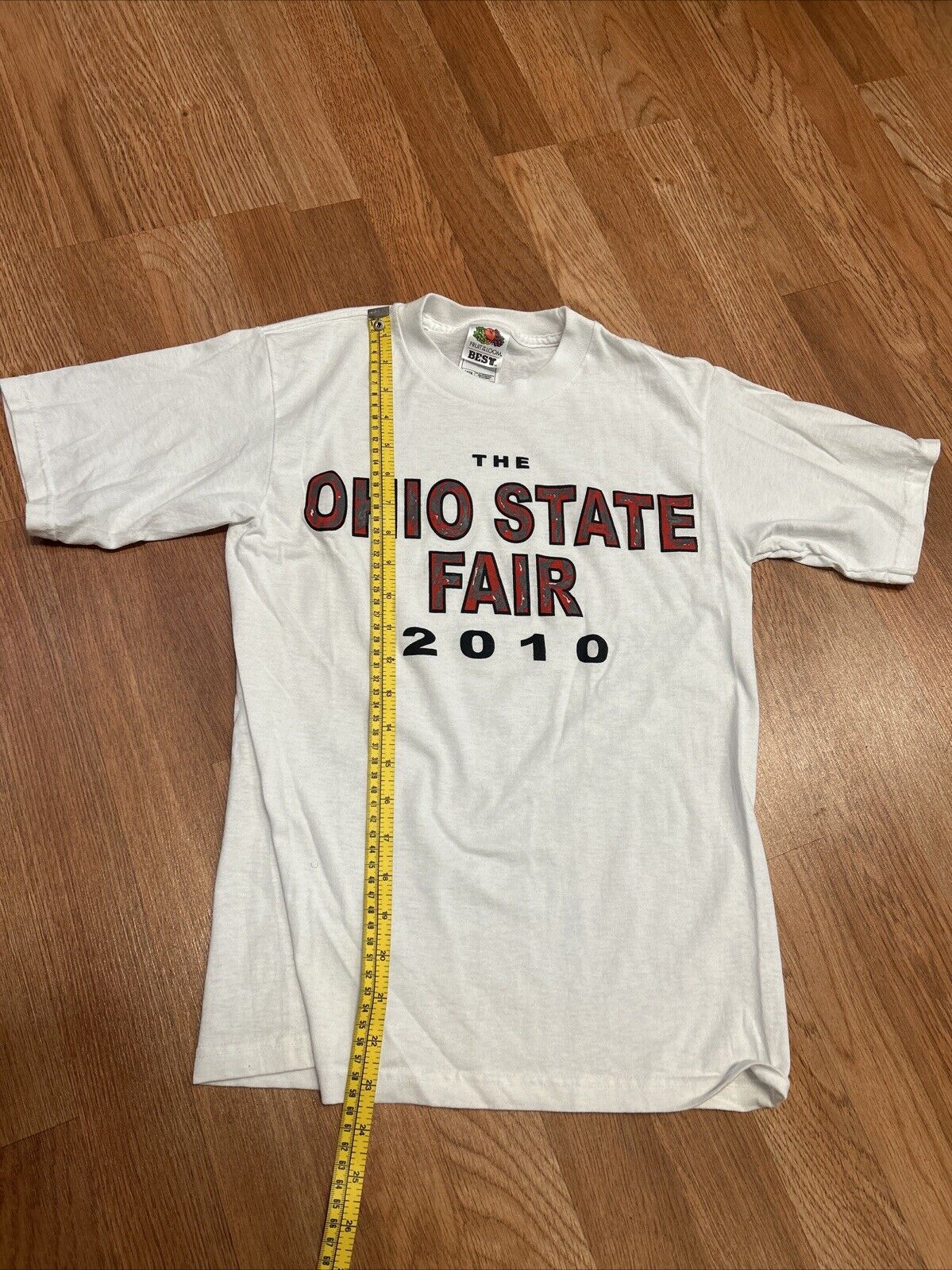 Deadstock The Ohio State Fair 2010 Short Sleeve Shirt  Adult XS Nos Vtg
